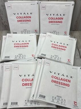 Vitale Collagen Dressing 7x7 - White - Lot of 41 New sealed